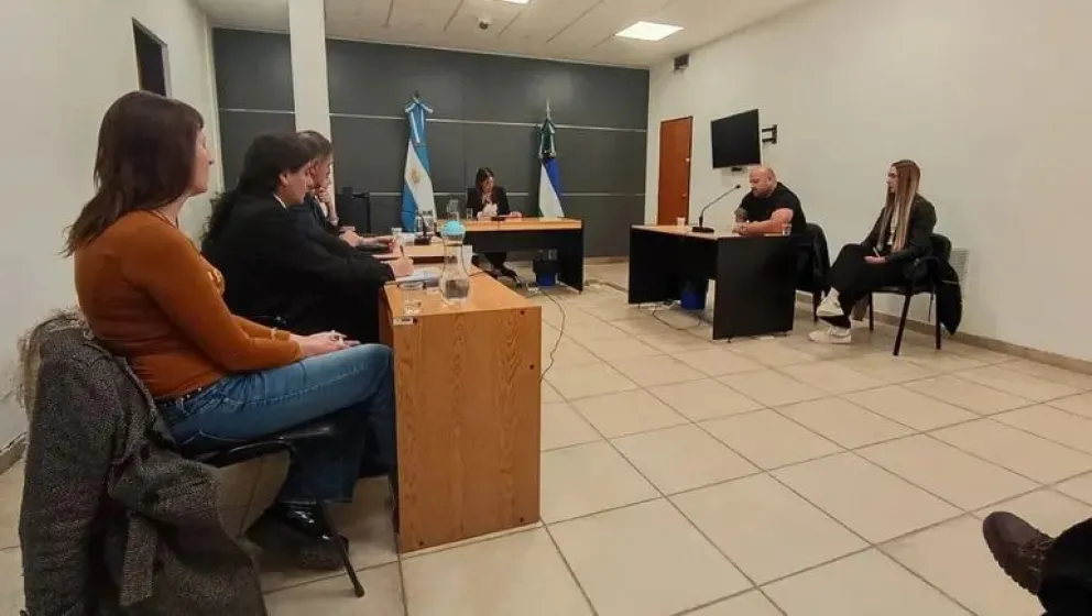 En la audiciencia de formulación de cargos la justicia determinó varias medidas de acercamiento al domicilio de Bárbara Palumbo y consigna policial. Foto gentileza