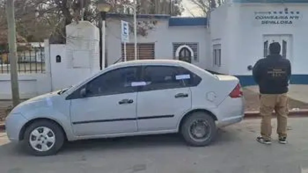 El auto fue interceptado mediante un trabajo conjunto entre ambas provincias / imagen gentileza