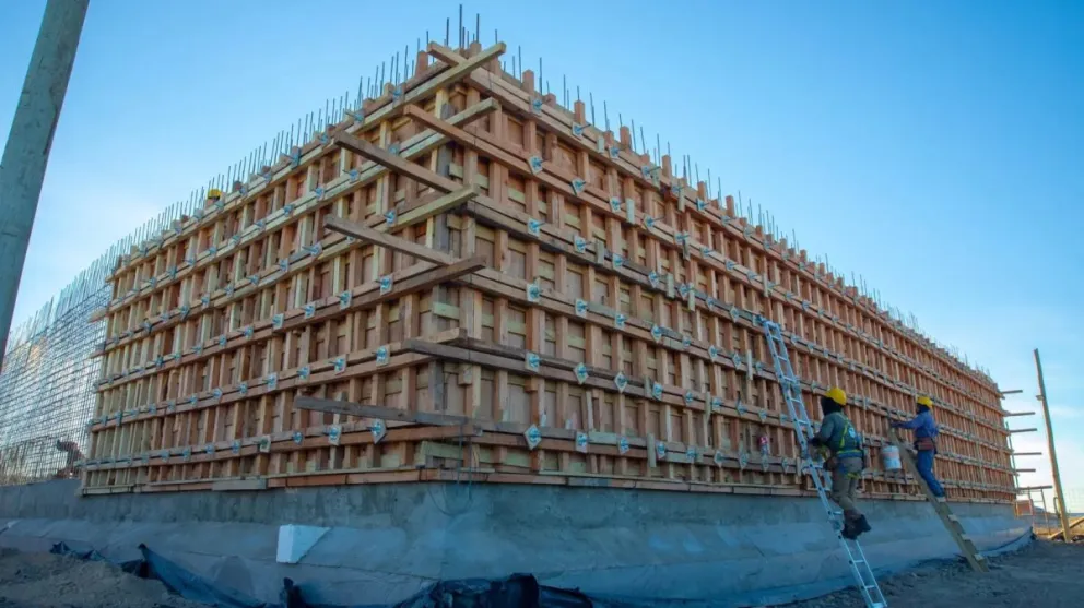 Avanza la obra que beneficiará a más de 100.000 personas. Foto: Gobierno de Río Negro
