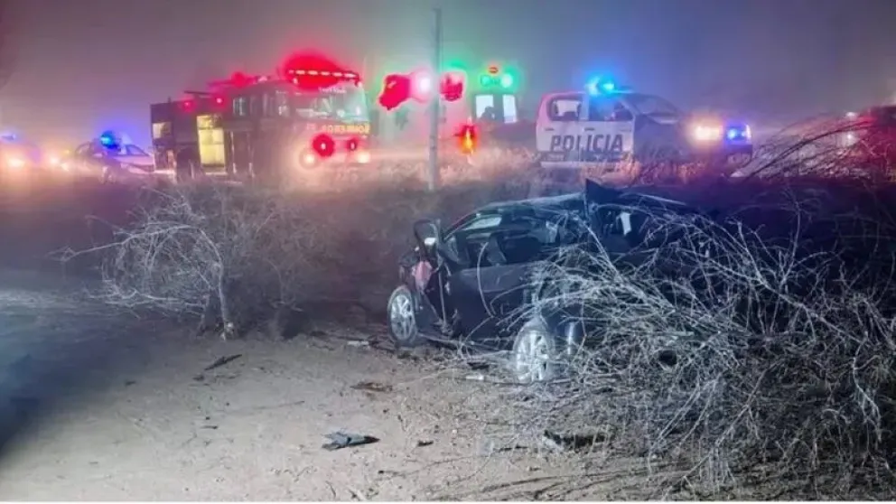 El trágico accidente ocurrió a la altura del kilómetro 1231 de la Ruta 22/ imagen gentileza 