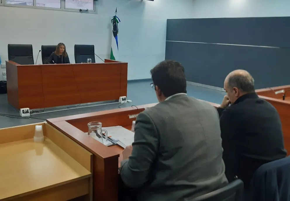 La audiencia de formulación de cargos se llevó a cabo este miércoles en los tribunales del Foro Penal de Cipolletti/ imagen gentileza