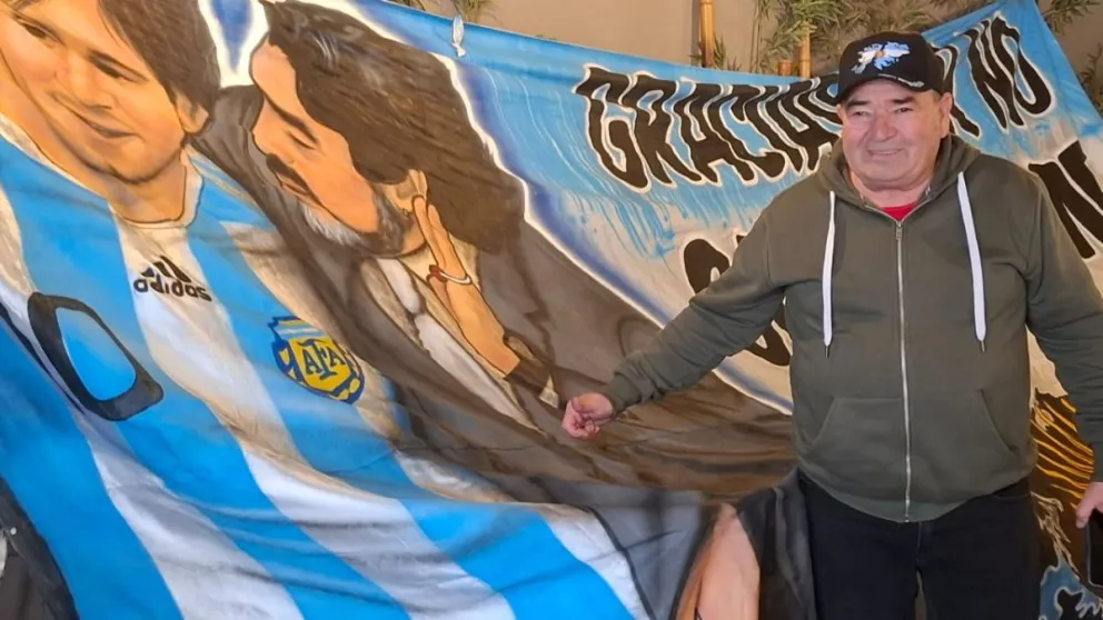 José Vega ex combatiente de Malvinas hizo una reflexión previa ante el partido de Inglaterra y la Argentina, resaltando los valores y que siga viva la memoria despues de 44 años de la guerra. Foto Cipo360