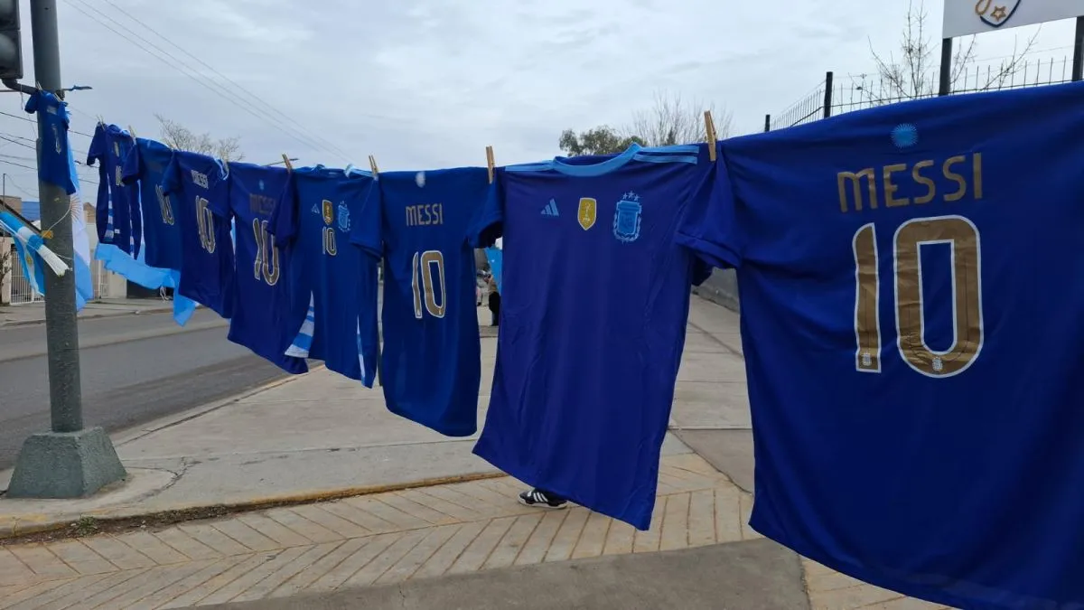 camiseta azul argentina
