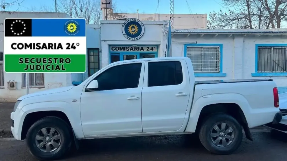 Efectivos de la Comisaría 24° lo detuvieron en marcha / imagen gentileza