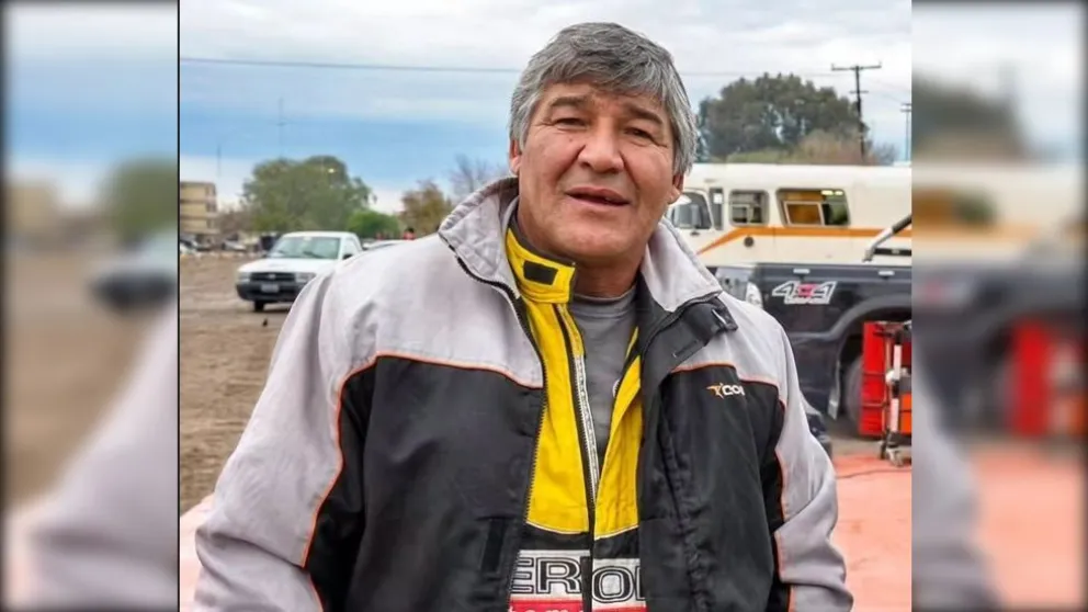 Claudio Urra era un referente del rally regional; durante muchos años acompañó como navegante a muchos pilotos de la zona. Foto: gentileza.