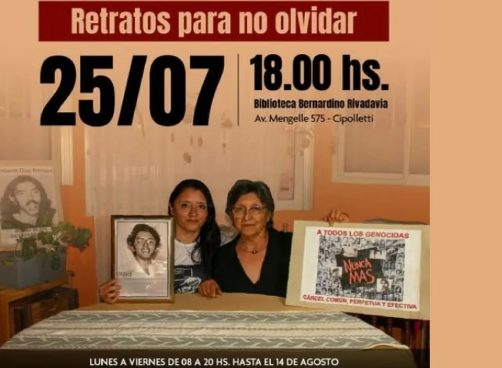 La muestra propone un recorrido por diferentes hechos que marcaron la lucha en defensa de los derechos humanos. Foto: gentileza.