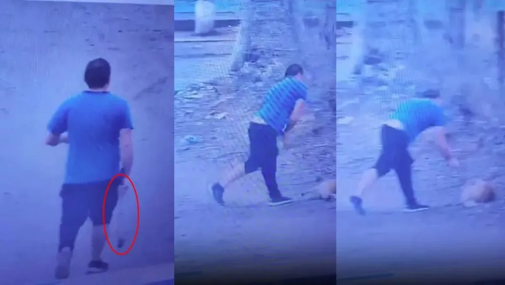 La agresión fue en la intersección de Lago Viedma y Rosario/ imagen gentileza