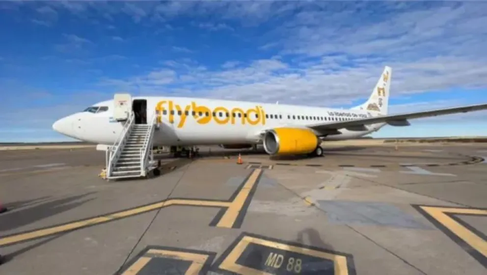La empresa Flybondi continúa con sus problemas financieros, que impactan en los usuarios. Foto: archivo.