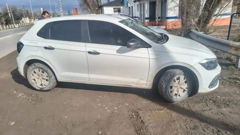 El vehículo quedó retenido en las dependencias del Destacamento de Seguridad Vial de Cipolletti. Foto: Policía de Río Negro.