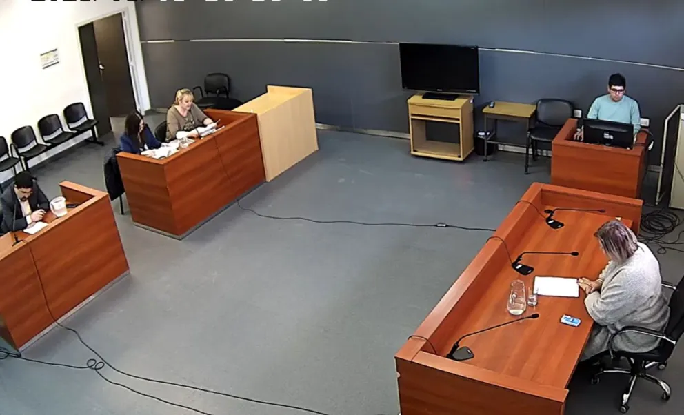  audiencia de formulación de cargos se realizó en la sede del Foro Penal de Cipolletti/ imagen gentileza