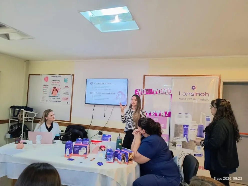 La jornada de capacitación reunió al equipo técnico de salud materno infantil del hospital cipoleño. Foto: Prensa Provincial.
