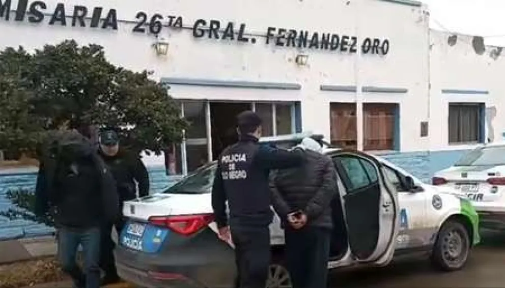 José Hiram Jafri fue derivado desde la Comisaría 26 de Fernández Oro hacia el Penal N° 5 cipolleño/ imagen gentileza