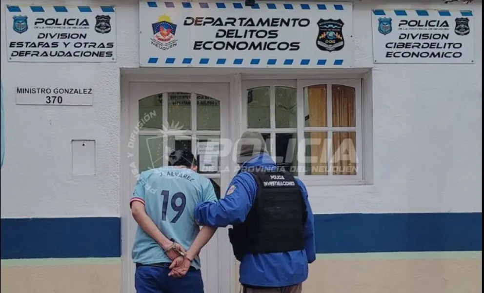 La policía neuquina realizó dos allanamientos y logró detener al autor de la maniobra. Foto: Policía de Neuquén.