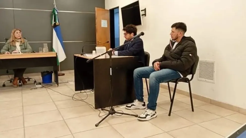 El acusado fue interceptado por efectivos de la Subcomisaría 68 / imagen gentileza