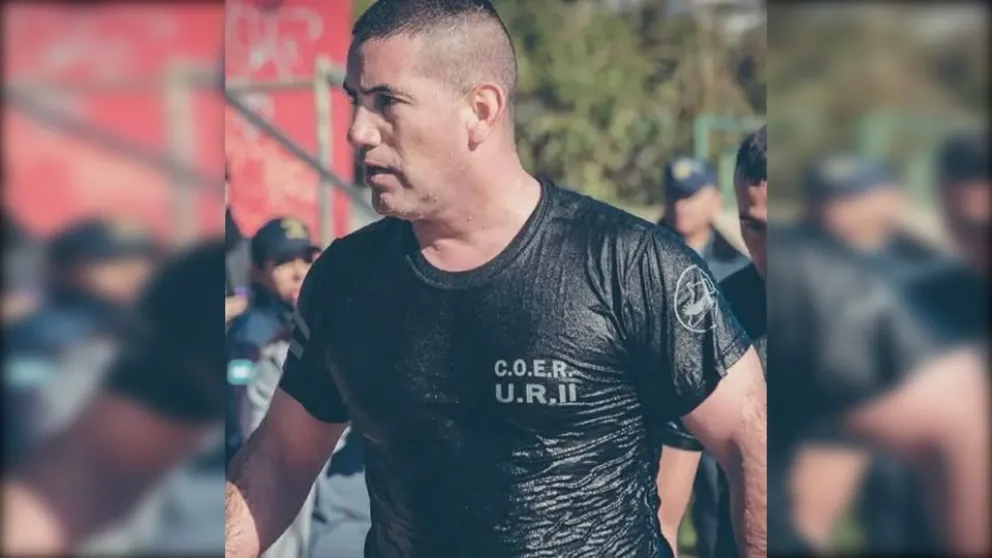 Barroso era el jefe del COER en Cipolletti: una personalidad muy respetada por los policías de la ciudad. Foto: gentileza.