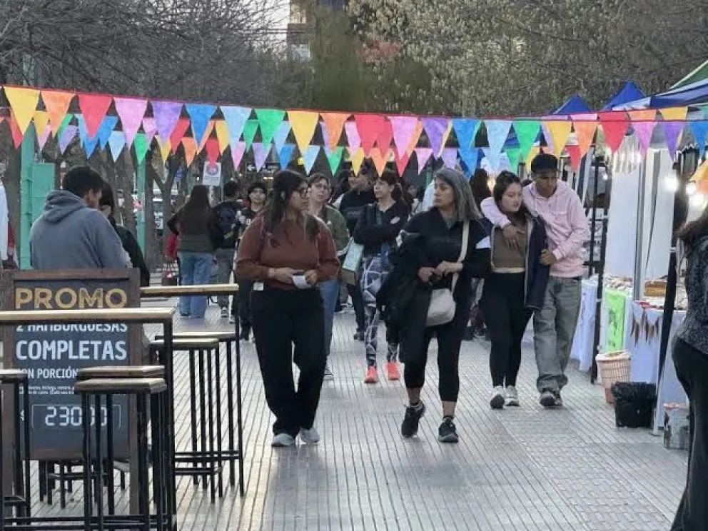 En Cipolletti si habrá feria en Plaza San Martin el domingo teniendo en cuenta el pronóstico del tiempo. Foto archivo