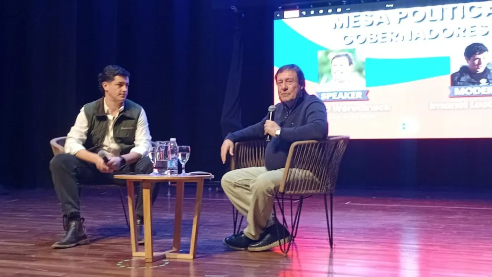 El gobernador Alberto Weretilneck participó del primer Foro de la Juventud Rionegrina, organizado por CERNEBA. Foto Cipo360
