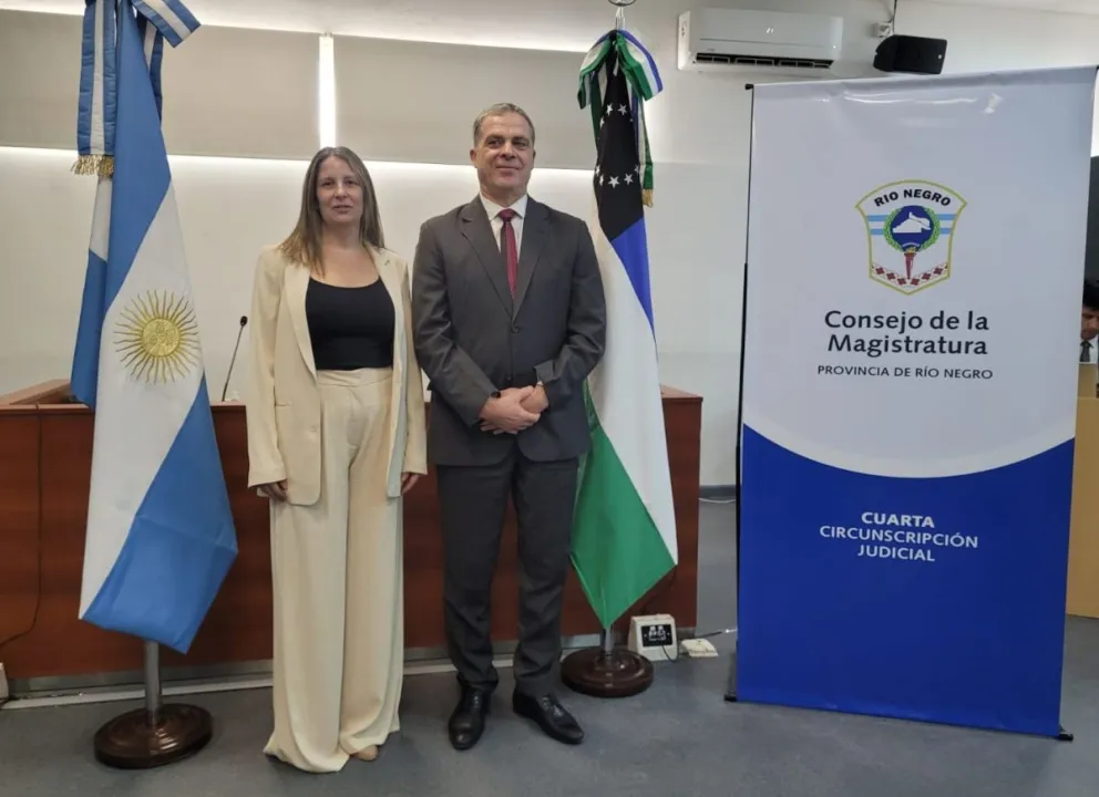 Agustina Bagniole (izq), asumirá como nueva jueza de juicio en la Circunscripción. Se venía desempeñando como jueza de garantías desde 2019.