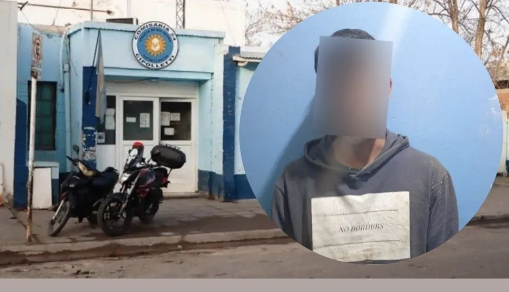 El sospechoso fue detenido por la Policía y quedó involucrado en una tentativa de robo en grado flagrante.