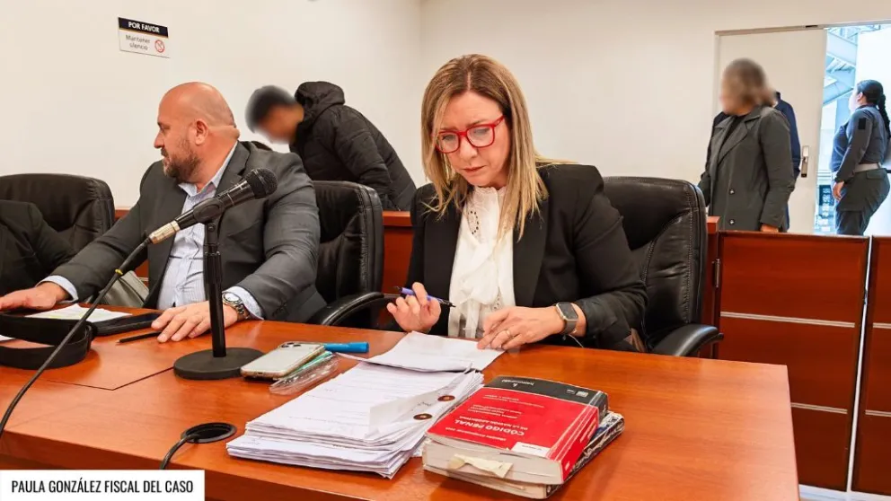 Durante la audiencia, las defensas no se opusieron a la formulación de cargos, al plazo de investigación ni a la medida cautelar solicitada por la fiscal. Foto Ministerio Público Fiscal Neuquén