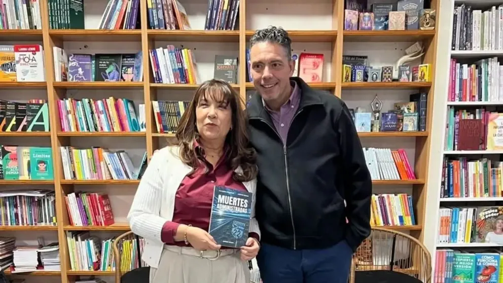 Berenguer - Breglia: el desafío de escribir una historia policial que se desarrolla en una ciudad imaginaria del Alto Valle. ¿Cuál será? Foto: gentileza.