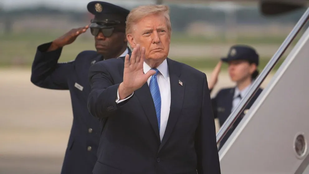 El presidente de Estados Unidos, Donald Trump. 