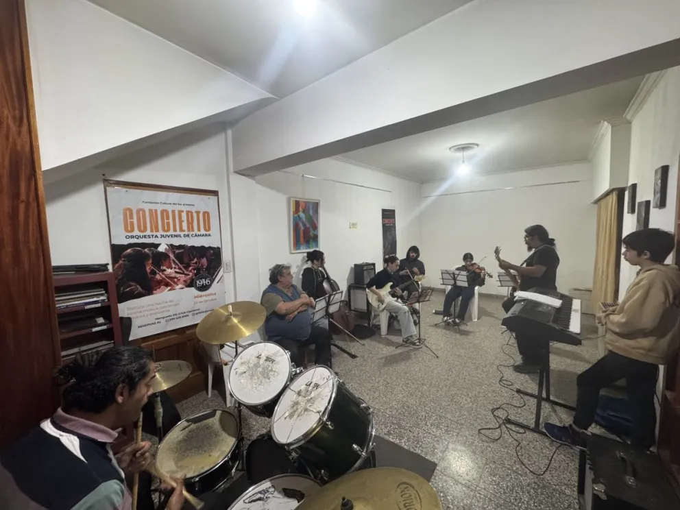 La Orquesta Juvenil, un proyecto de Jorge Larrigaudieri que se viene renovando año tras año. Foto: gentileza.
