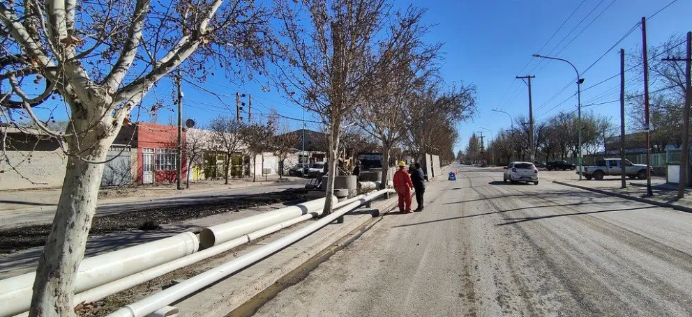Los trabajos contemplan el recambio de 240 metros/ imagen gentileza