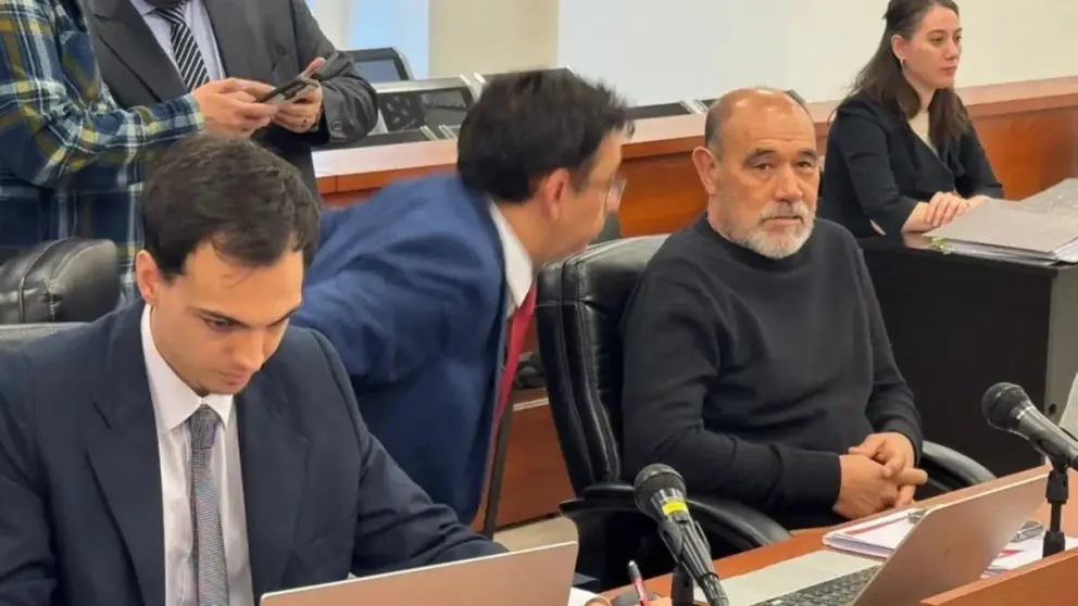 El presidente de la cooperativa, Jorge Salas (der), está acusado por 49 hechos de estafa. Foto: gentileza.