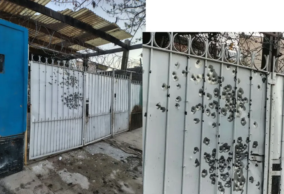 Vecinos denunciaron que una vivienda del barrio San Lorenzo fue atacada a tiros. Foto gentileza