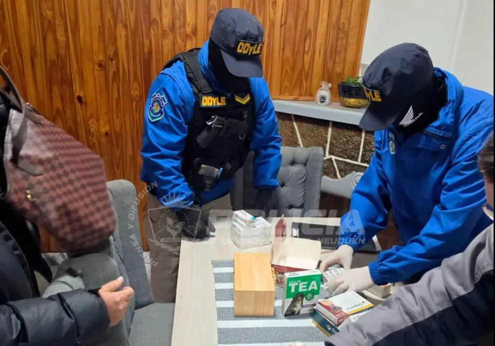 Durante los operativos secuestraron varios ejemplares de fauna exótica, que quedaron a resguardo del servicio de Guardafauna. Foto: Policía de Neuquén.