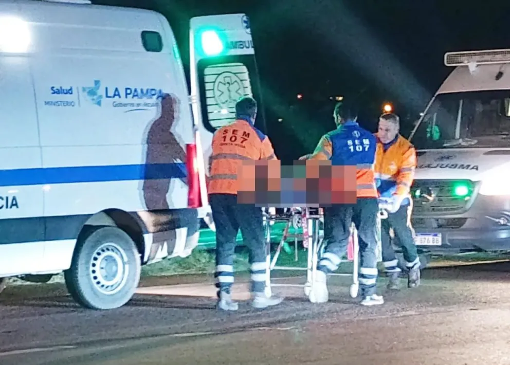 La beba fue trasladada de urgencia al hospital de Santa Rosa, a 400 km de distancia, debido a la gravedad de las lesiones. Foto: gentileza.