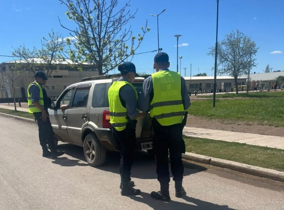La policía mantuvo contacto con comerciantes/ imagen gentileza
