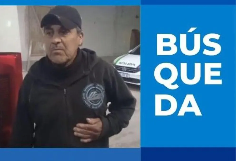 Ricardo Reyes tiene 60 años; salió de su casa en bicicleta el martes al mediodía y no volvió a ponerse en contacto con la familia. Foto: gentileza.
