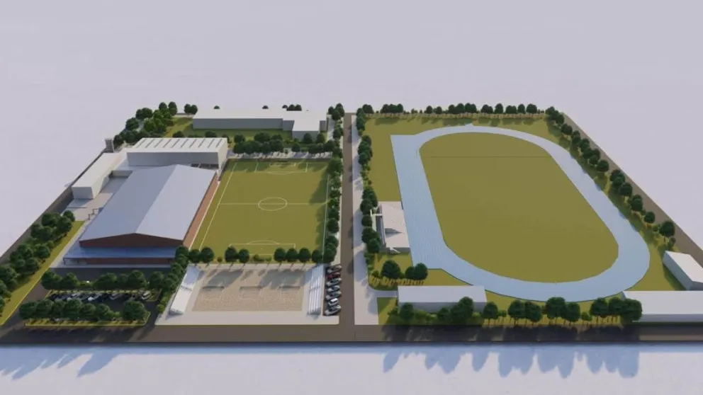La pista de atletismo comenzará entre noviembre y diciembre / imagen gentileza