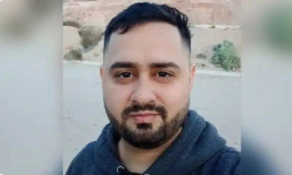Patricio Bustos, de 28 años, llegó a la región tentado por un trabajo en Vaca Muerta. Hace un mes que sus familiares no tienen contacto y no saben nada de él. Foto: gentileza.