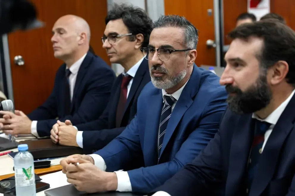 El neurocirujano Leopoldo Luque durante el juicio. 