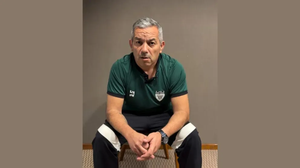 Marcelo Bastías pidió disculpas a través de las redes sociales del Club. Foto Club Cipolletti 