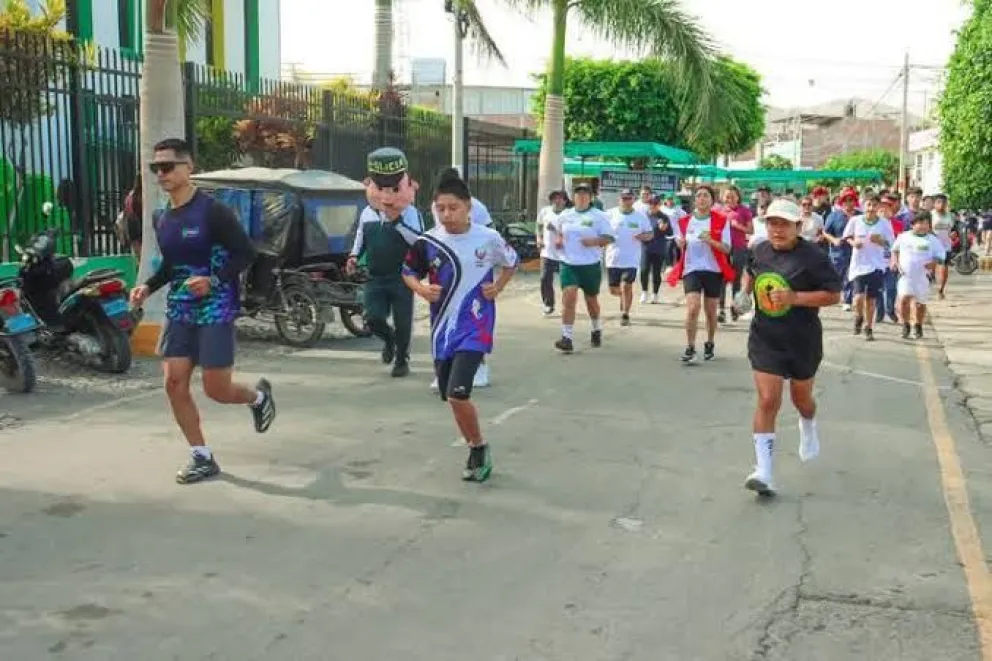 La carrera participativa de 1.500 metros está destinada a chicos de quinto, sexto y séptimo grado. Foto archivo