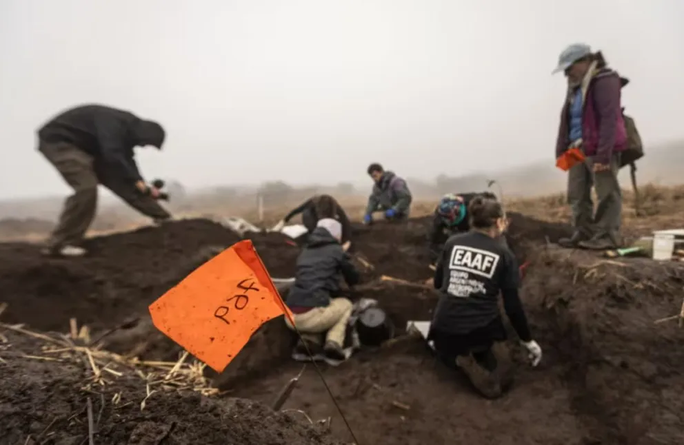 El Equipo Argentino de Antropología Forense sigue trabajando en los alrededores de La Perla para identificar nuevos restos de personas desaparecidas. Foto: gentileza EAAF.